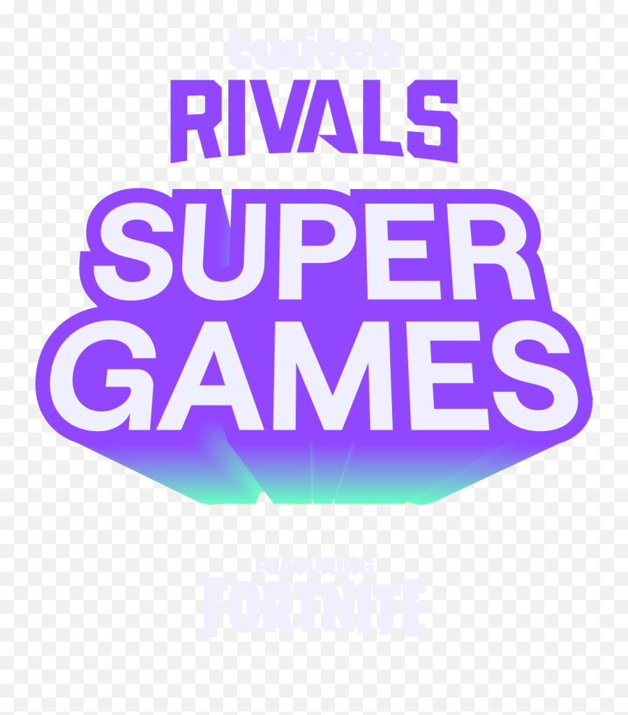 Twitch Rivals Supergames - Staples Center Emoji,Fornite Logo