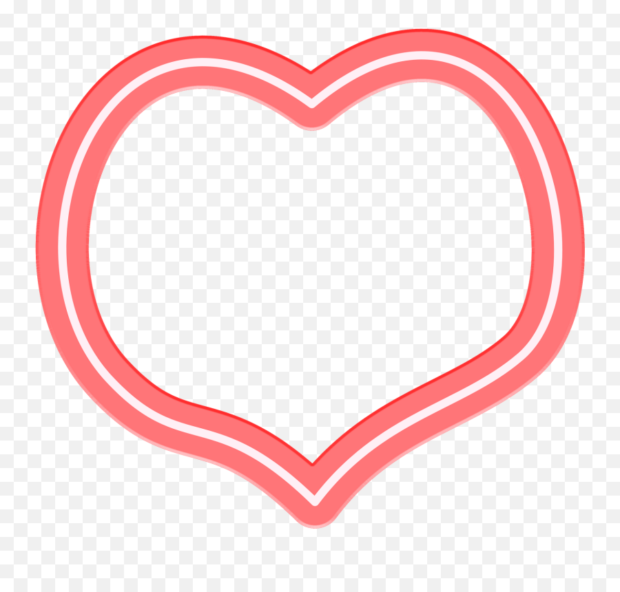 Frame Heart In Png Transparent Background Free Download - Free Heart Shaped Gif Emoji,Pink Heart Png