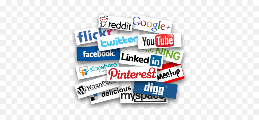 Social Media - New Information Age Of Media Emoji,Media Logos