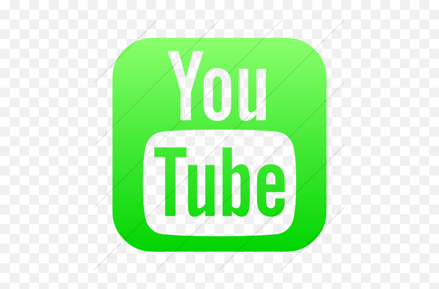 Iconsetc Simple Ios Neon Green - Youtube Icon Square Green Emoji,Youtube App Logo