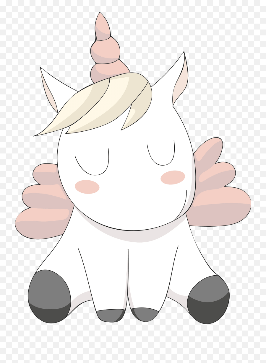Cute Unicorn Clipart Free Download Transparent Png Creazilla - Gambar Wallpaper Unicorn Lucu Emoji,Free Unicorn Clipart