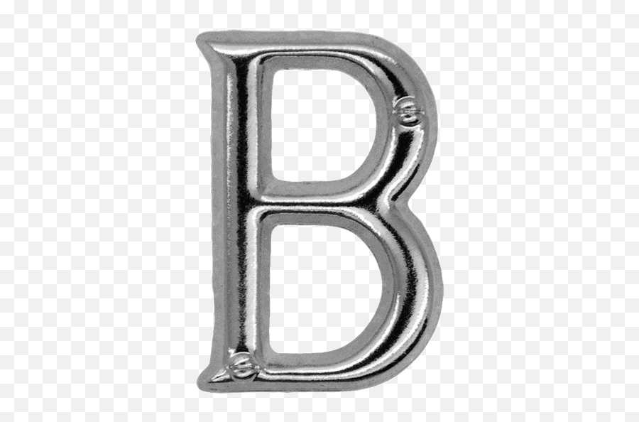 Letter B Pin Silver - Solid Emoji,Letter B Png
