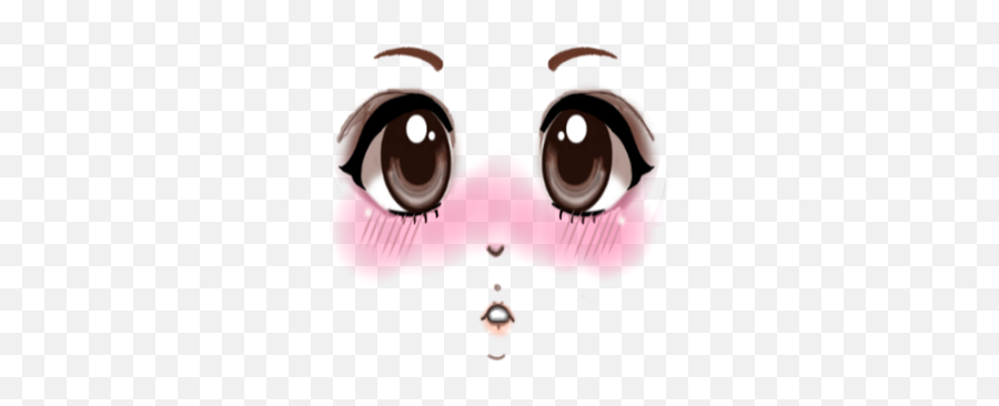 Roblox Face Photo - Free Robux Generator 2019 Android Anime Face En Roblox Png Emoji,Roblox Face Png