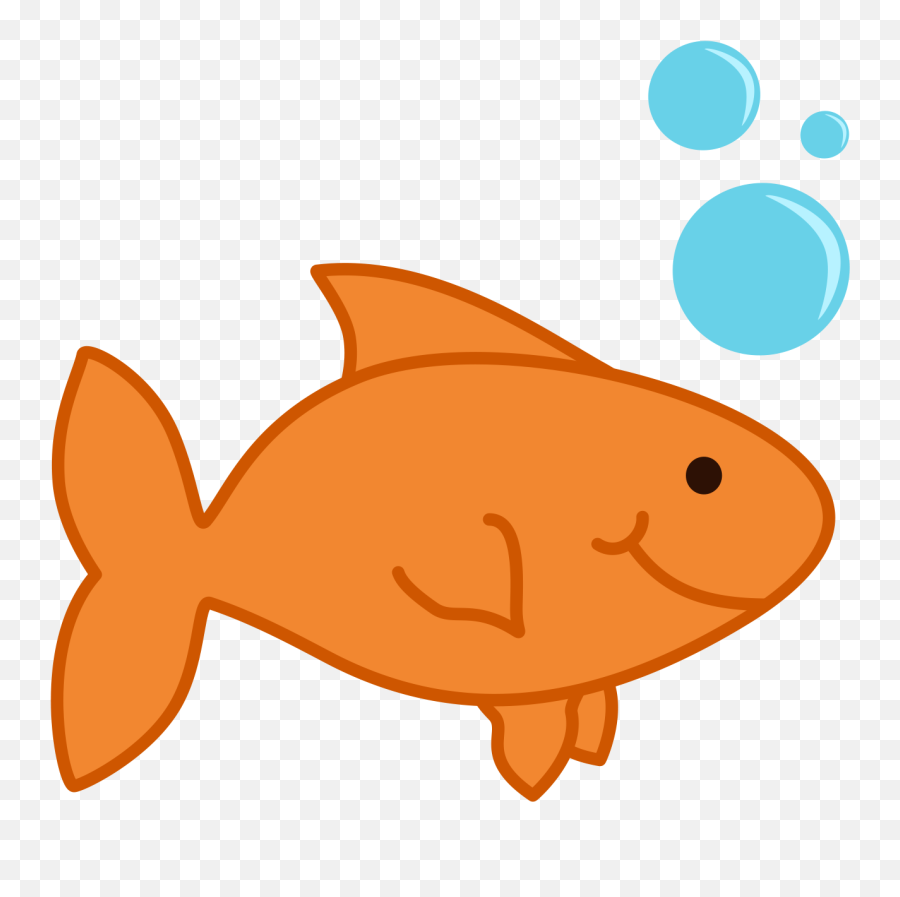 Clipart Panda - Goldfish Clipart Transparent Background Emoji,Fish Clipart Black And White