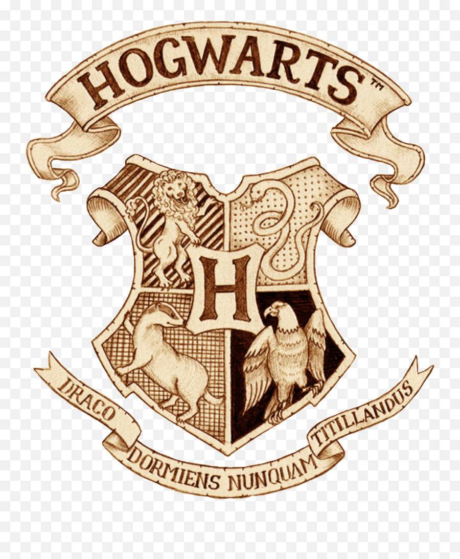 Hogwarts Seal Png - Harry Potter Polystone House Crests Hogwarts Sign Emoji,Harry Potter Png