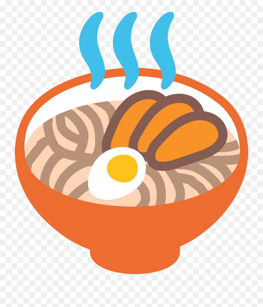 Steaming Bowl Emoji Clipart,Ramen Clipart