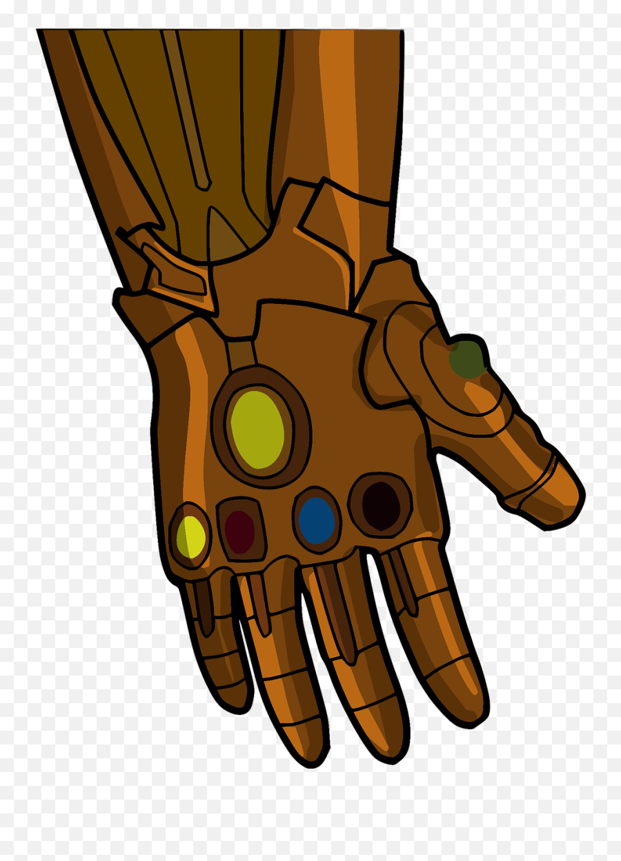Infinity Gauntlet Thanos - Right Hand Infinity Gauntlet Png Emoji,Thanos Png