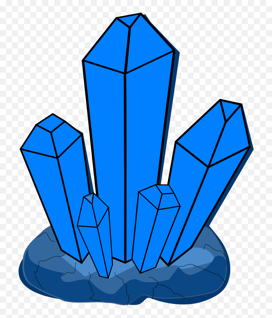 Blue Crystal Png Svg Clip Art For Web - Crystal Cartoon Png Emoji,Crystal Png
