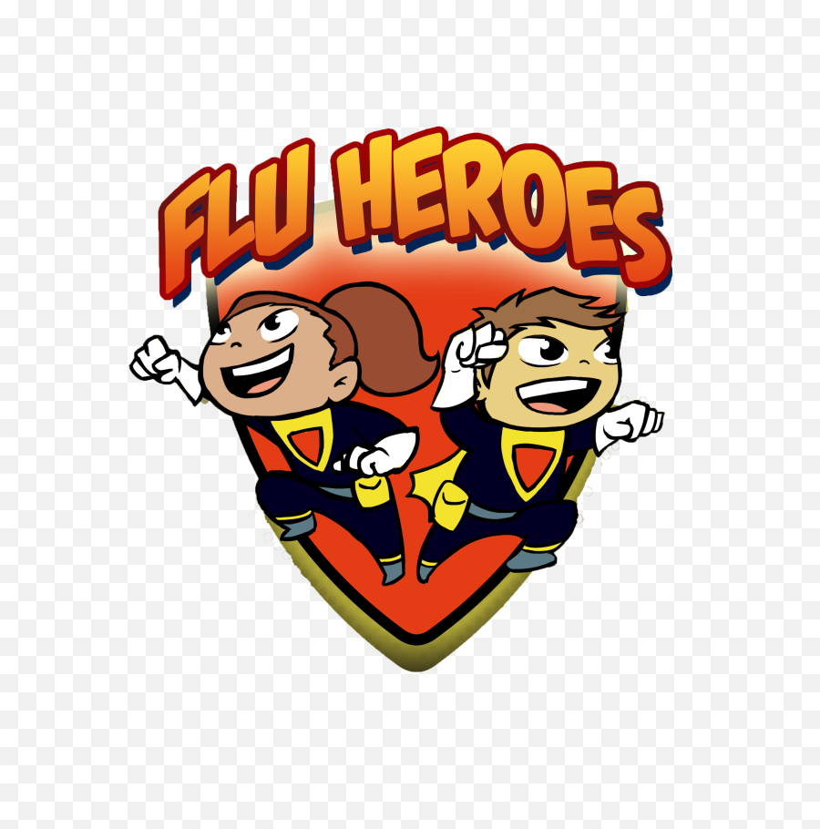 Transparent Vaccine Clipart - Flu Heroes Png Download Emoji,Flu Clipart