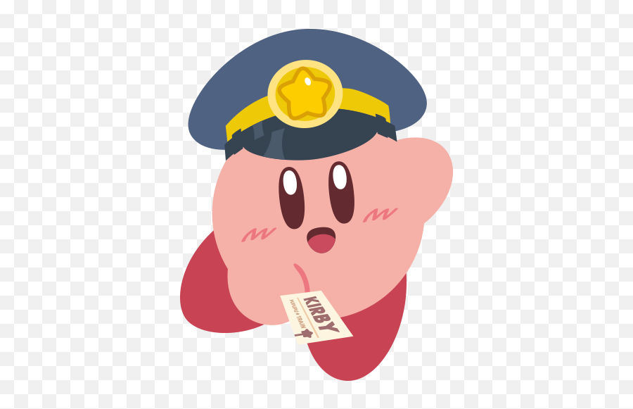 Team Kirby U0026 The Forgotten Land On Twitter A New Kirby Emoji,Train Ticket Clipart