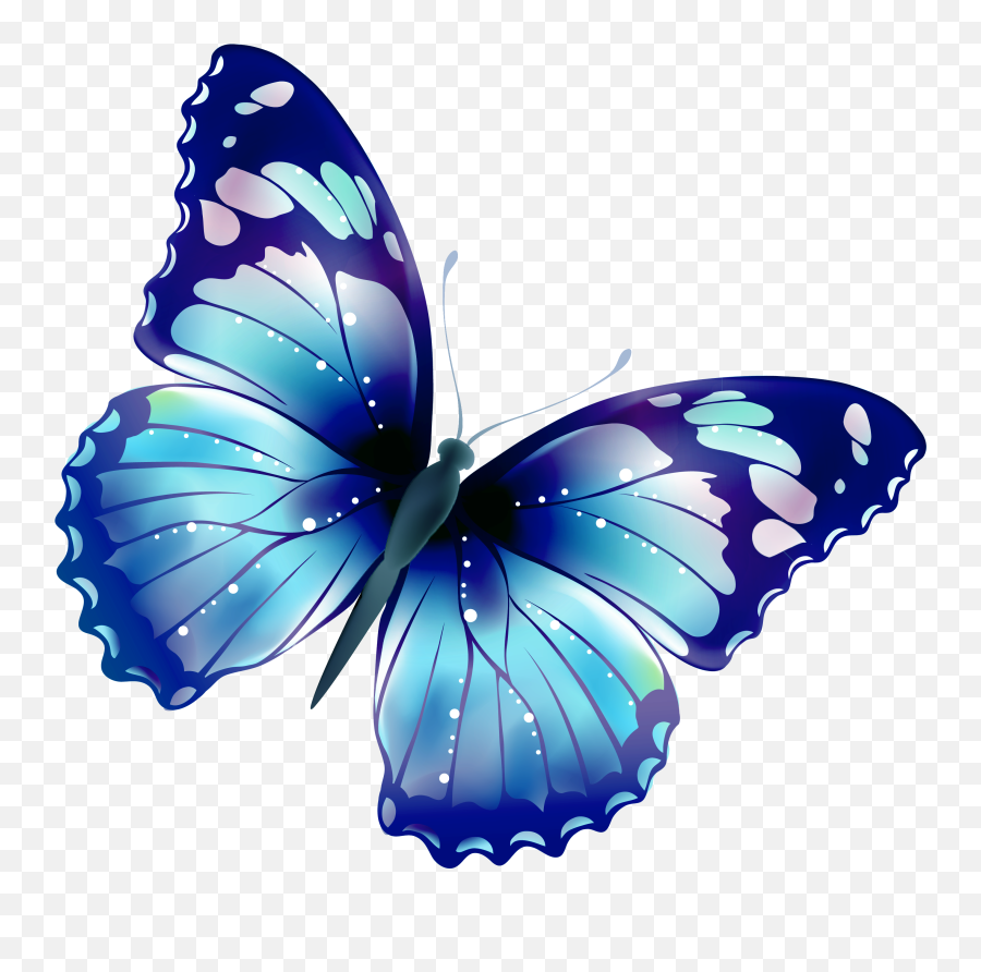 Download Hd Large Transparent Butterfly Png Clipart By Emoji,Butterfly Clipart Transparent
