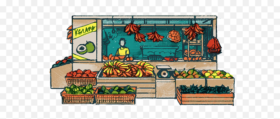 Pasar - Kontinentalist Emoji,Fruit Stand Clipart