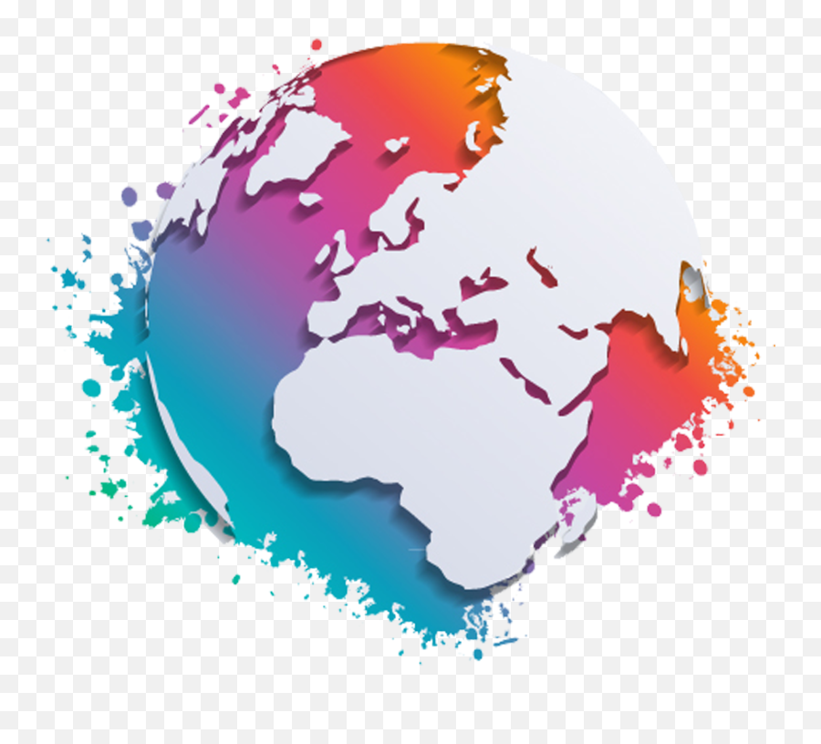 Earth Globe World Map Clip Art - Earth Globe World Map Clip Emoji,World Globe Clipart