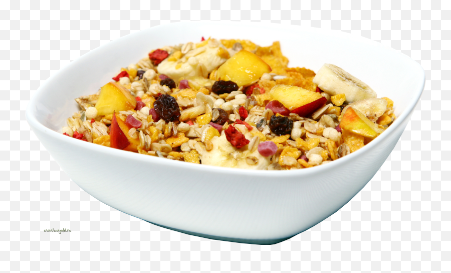 Muesli Breakfast Food Fruit Cereal - Cereal Png Download Muesli Png Emoji,Cereal Clipart