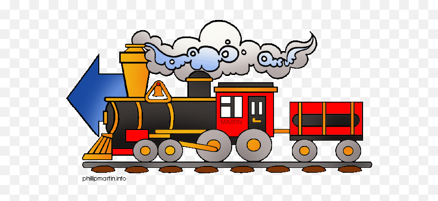 Train - Train On Track Clipart Emoji,Transportation Clipart