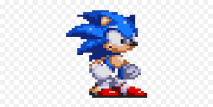 Sonic Mania Modern Sonic Png Image With - Classic Modern Sonic Sprite Emoji,Sonic Mania Logo