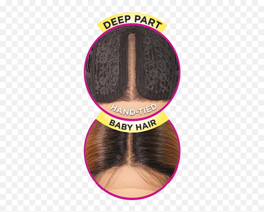 Sensationnel Lace Wig Hand - Tied Empress Edge Deep Center Part Nayana Hair Design Emoji,Transparent Lace Wigs