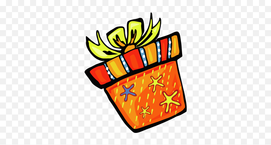Download Orange Clipart Present - Orange Birthday Gifts Orange Birthday Gift Clipart Png Emoji,Gifts Clipart