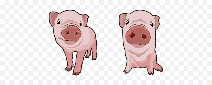 Baby Pig Cursor U2013 Custom Cursor Browser Extension - Animal Figure Emoji,Piglet Logo