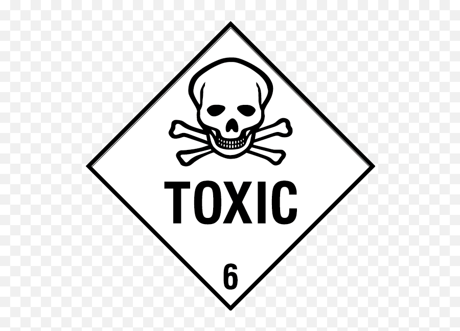 Toxic 6 Sign - Toxic Signs 567x567 Png Clipart Download Toxic Clipart Emoji,Toxic Png