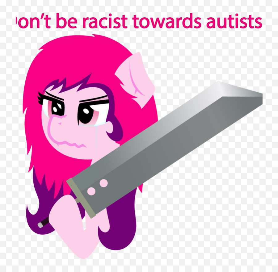 Autism Autist Buster Sword Clothes - Portable Network Graphics Emoji,Cartoon Sword Png
