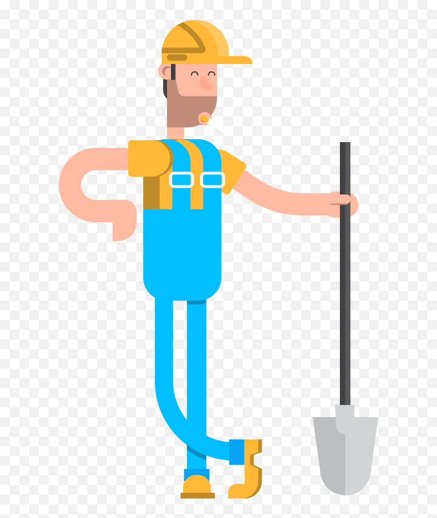 Flat Under Construction Png - Contr Uction Flat Png Emoji,Under Construction Clipart
