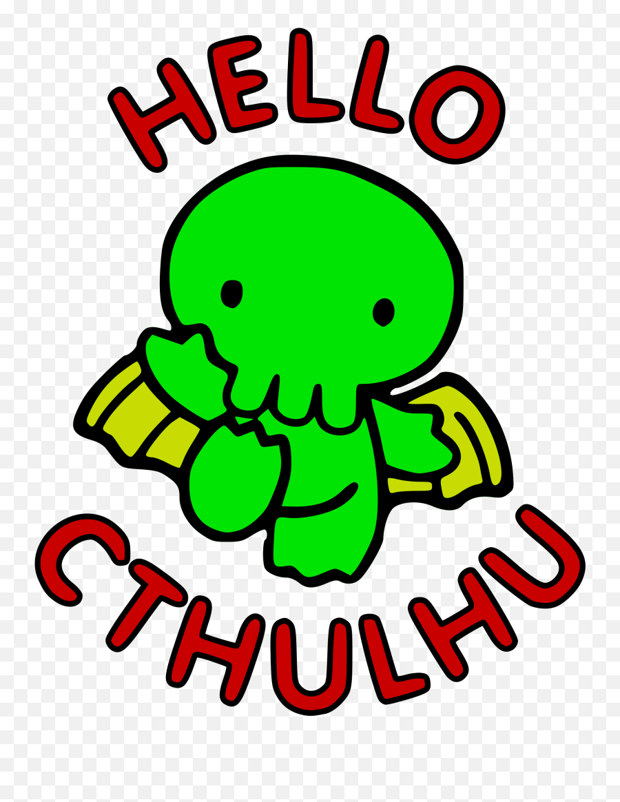Icons Png Design Of Hello Cthulhu Png - Hello Cthulhu Emoji,Cthulhu Png