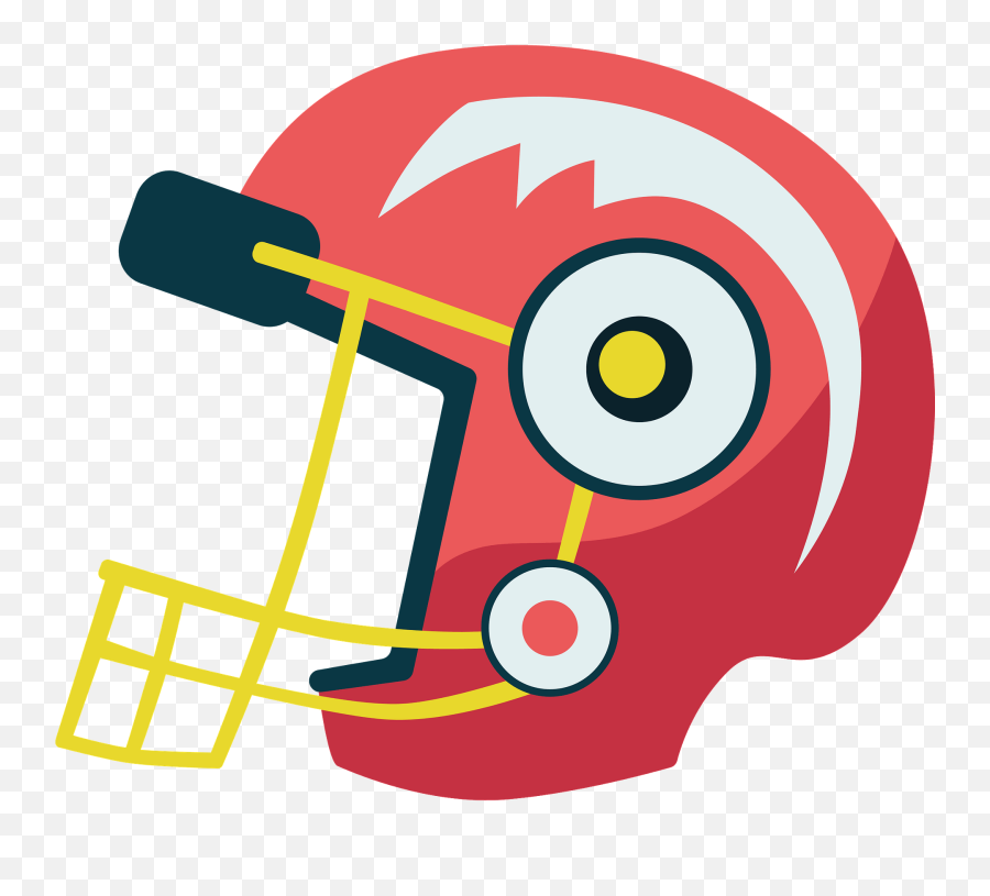 Football Helmet Clipart Free Download Transparent Png - Dot Emoji,Football Helmet Clipart