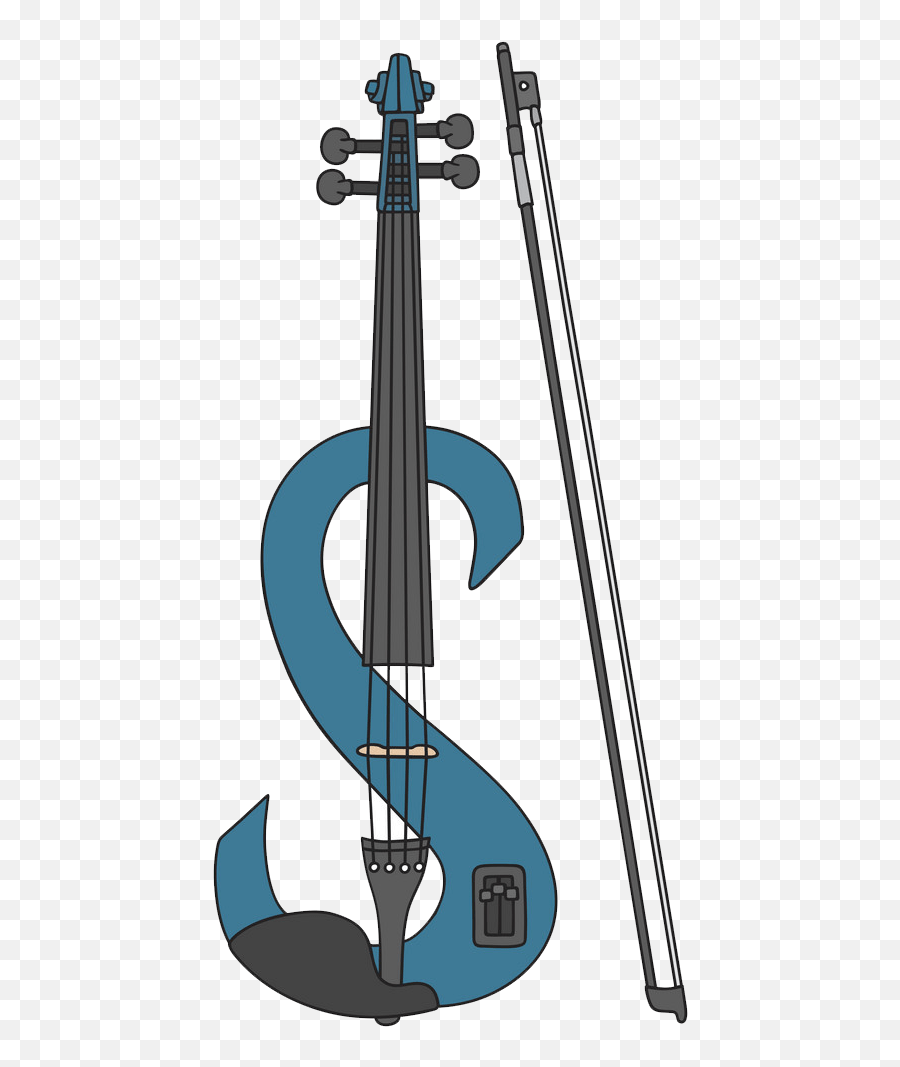 Electric Violin Png Transparent - Vertical Emoji,Violin Clipart