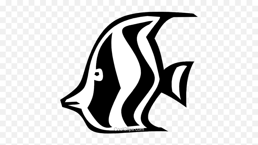 Angel Fish Royalty Free Vector Clip Art - Angel Fish Svg Emoji,Angelfish Clipart