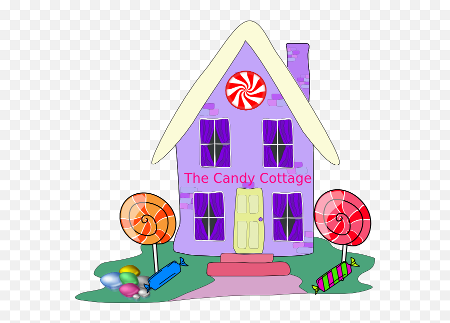 Cottage Clip Art At Clker - Candy House Translucent Background Emoji,Candyland Clipart