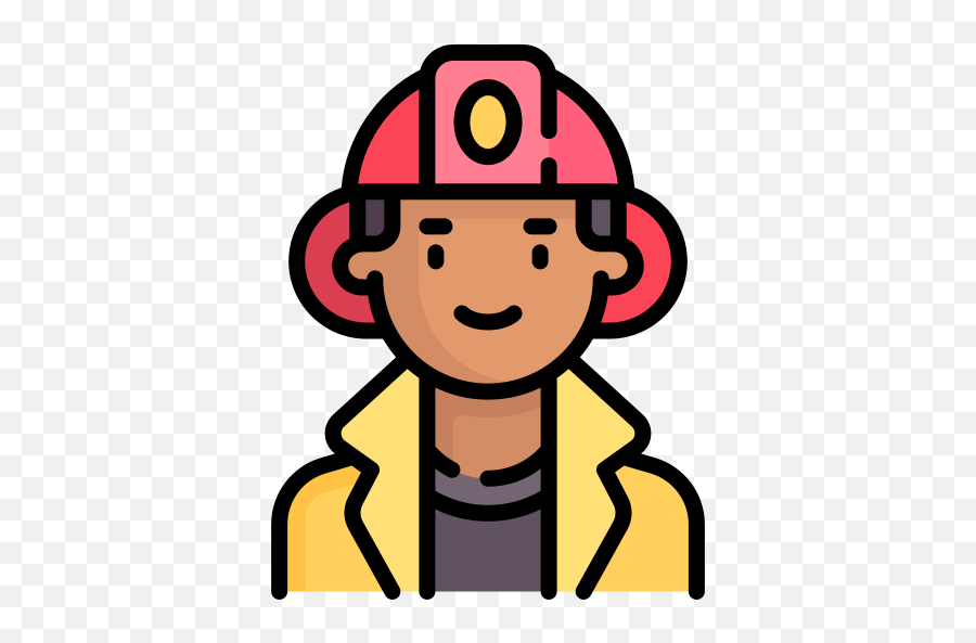 034 Firefighter - Png Press Transparent Png Free Download Emoji,Firefighter Png