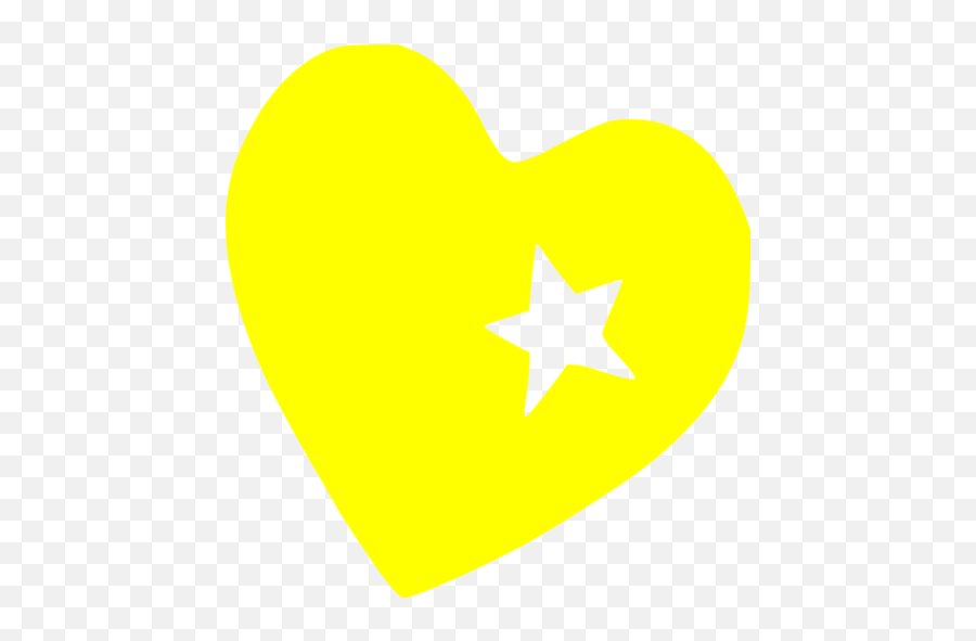 Yellow Heart 12 Icon - Free Yellow Heart Icons Emoji,Yellow Heart Png