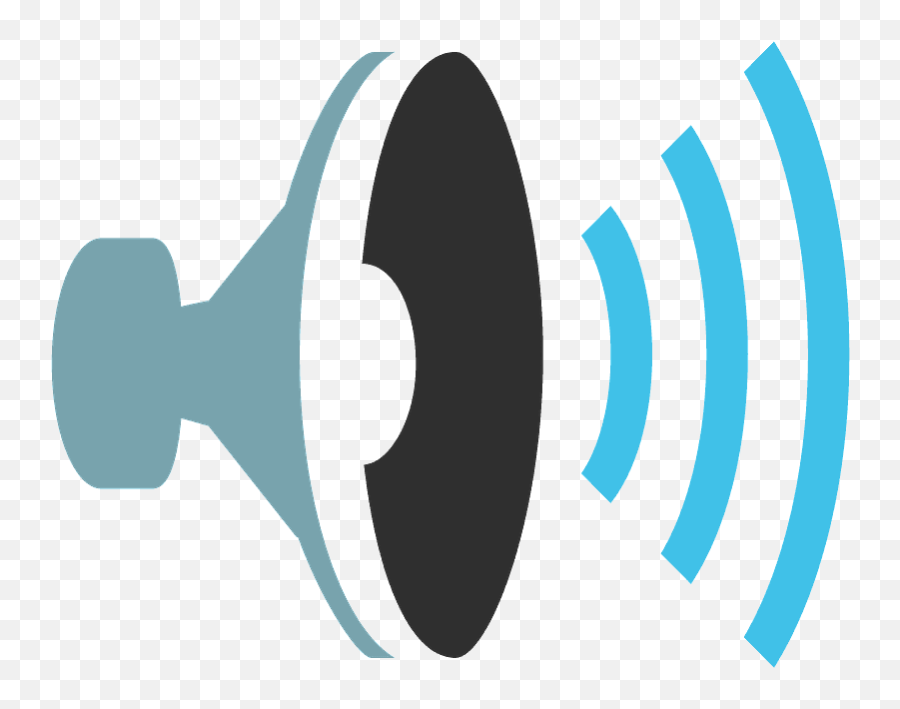 Speaker High Volume Emoji Clipart Free Download Transparent - Animated Transparent Sound Waves,Speaker Clipart