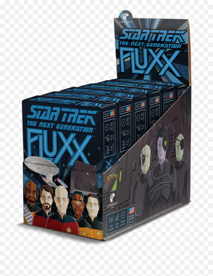 Star Trek Tng Fluxx Box Display Looney Labs Emoji,Star Trek Png