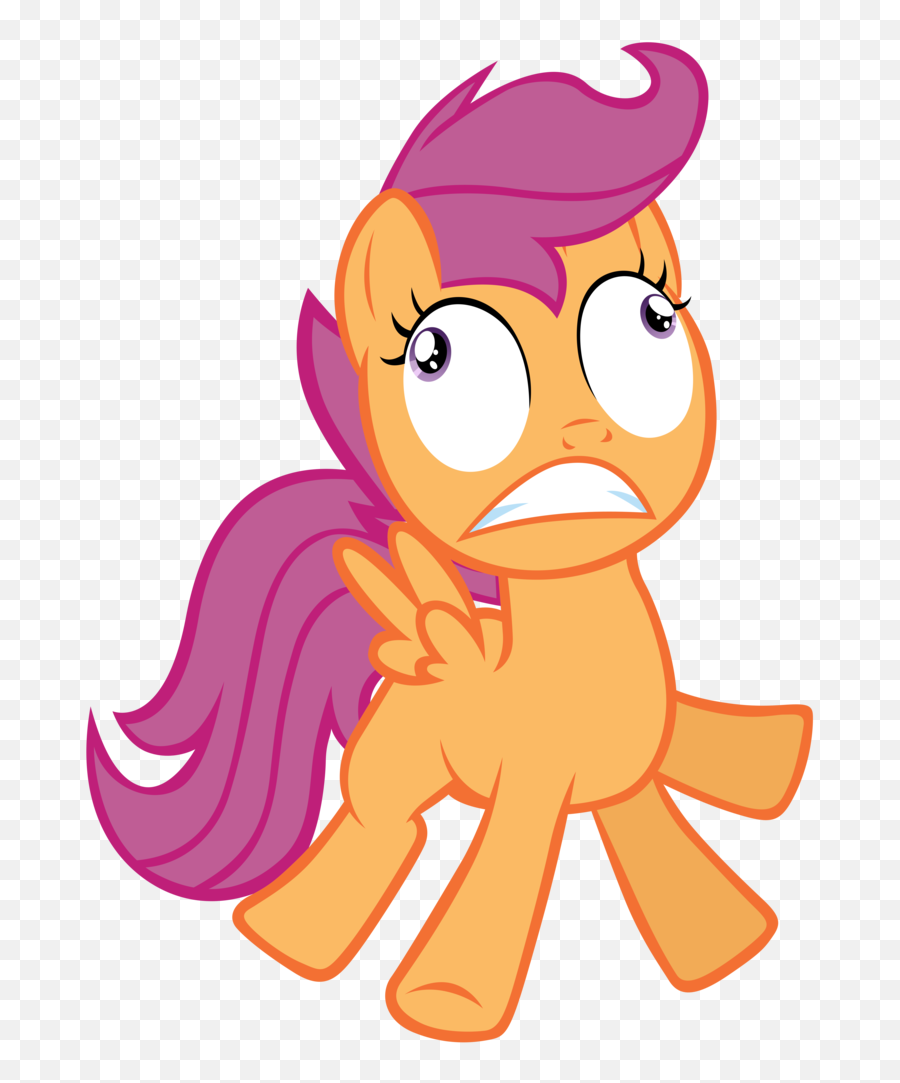 771 X 1035 4 - Mlp Scootaloo Scared Png Clipart Full Size Emoji,Scared Png