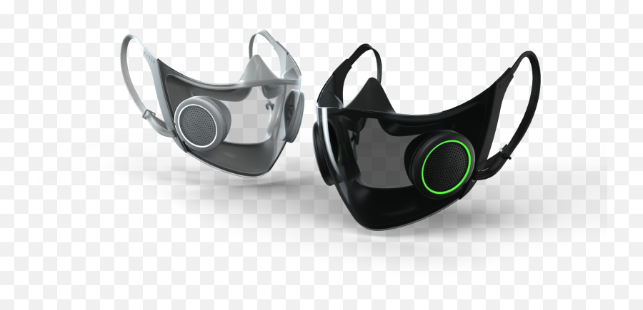 Razer Shows Smart Mask Video Game Chair Concept Products At - Razer Covid Mask Emoji,Transparent Face