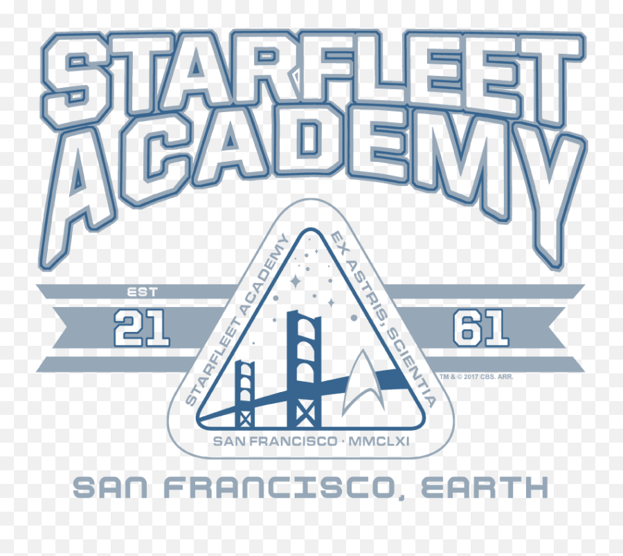 Sons Of Gotham Star Trek Starfleet Academy Adult Work Shirt - Language Emoji,Cbs Star Trek Logo