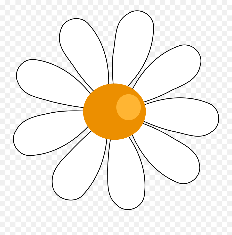 Flower Stencil - Dot Emoji,Daisy Clipart