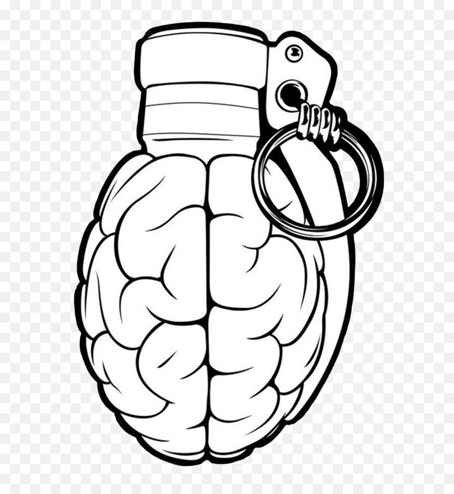 Transparent 4head Png - Brain Grenade Emoji,4head Png