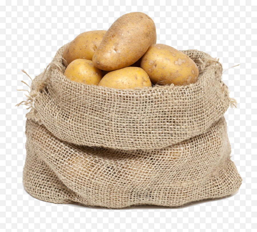 Mashed Potato Bag Gunny Sack Clip Art - Transparent Sack Of Potatoes Emoji,Mashed Potatoes Clipart