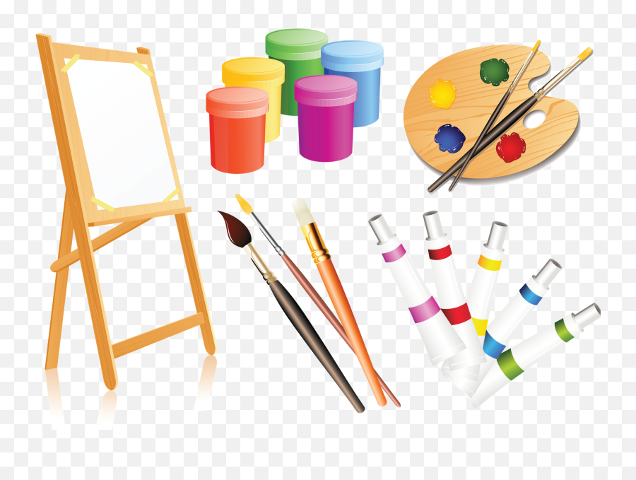 Painting Palette Clip Art - Oil Painting Emoji,Painting Clipart