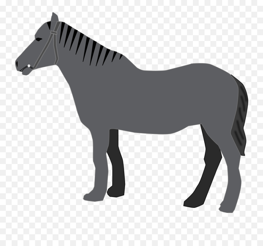 Best Horse Clipart - Gray Horse Clipart Emoji,Horse Clipart