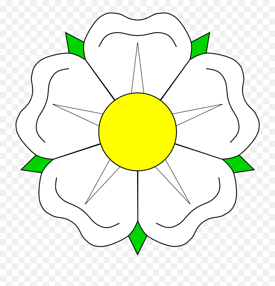 White Rose Of York - Wikipedia Emoji,White Flowers Transparent Background