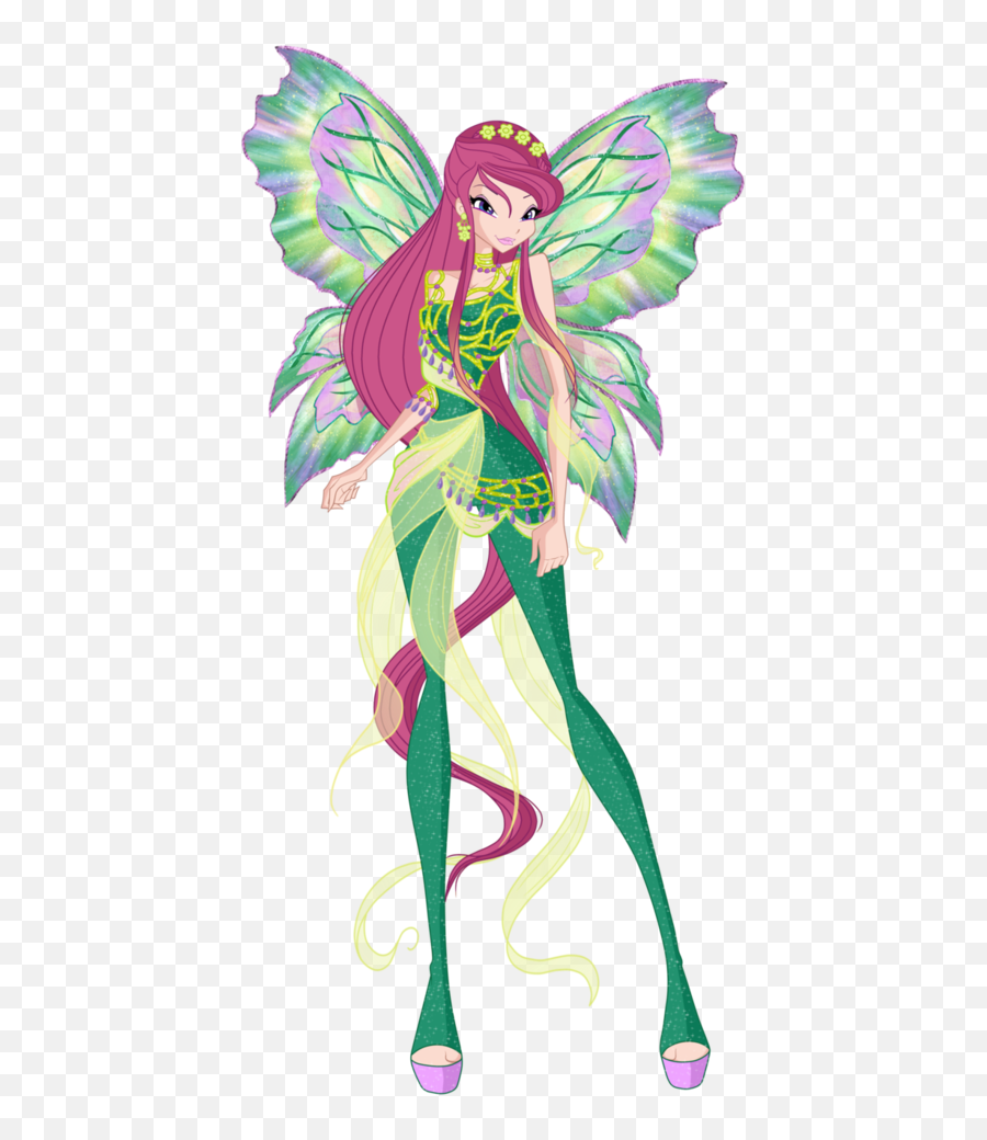 Download Fairy Clipart Clothes - World Of Winx Roxy Dreamix Winx Roxy World Of Winx Emoji,Fairy Clipart