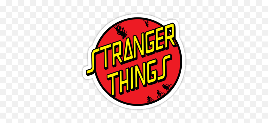 Download Hd Stranger Things Stranger - Big Emoji,Stranger Things Logo