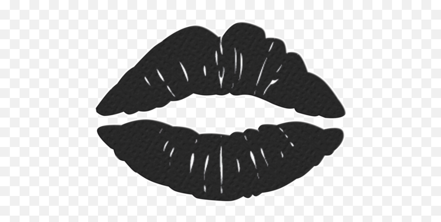 Black Tumblr Negro Labios Lips Sticker Emoji,Labios Png