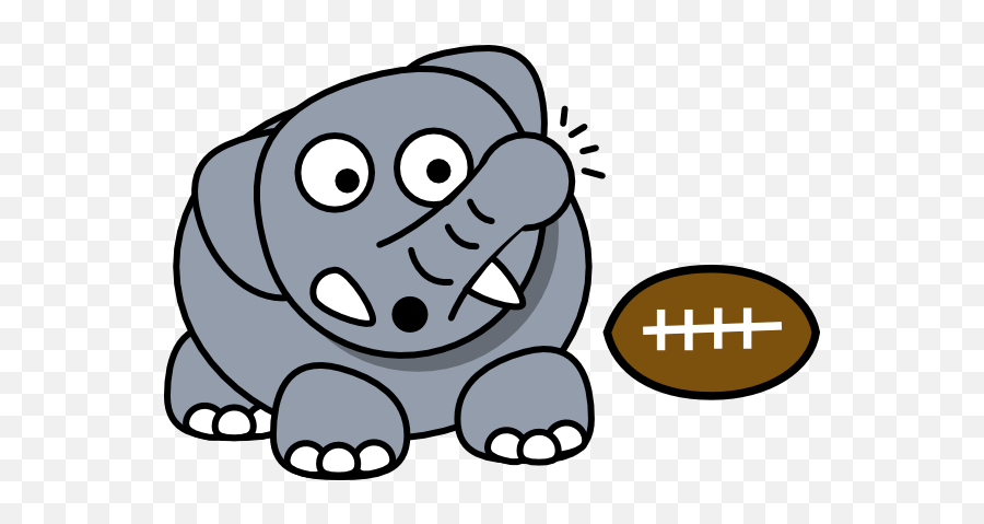 Elephant Clip Art At Clkercom - Vector Clip Art Online Emoji,Cute Elephant Clipart