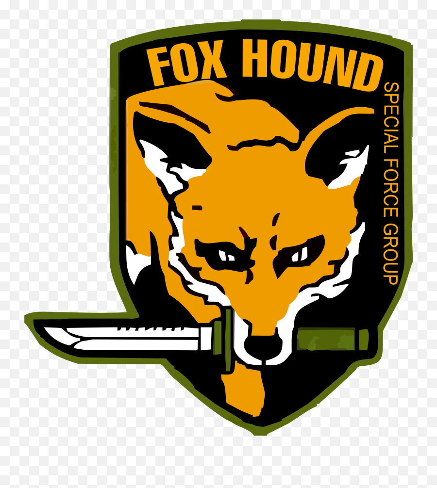 Metal Gear Solid Foxhound U2013 Logos Download - Vector Metal Gear Solid Logo Emoji,Gear Logo