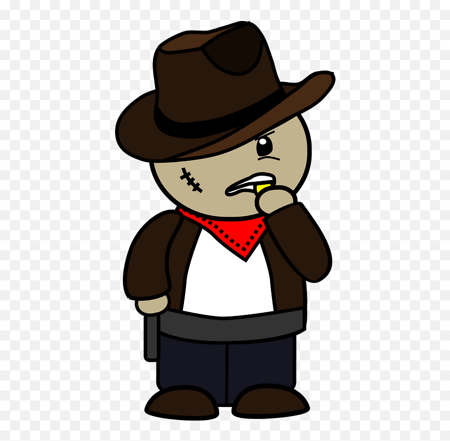Cowboy Clipart Free Download Transparent Png Creazilla - Cartoon Cowboy Free Svg Emoji,Cowboy Clipart